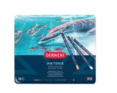 Kredki, ołówki, pastele i pisaki - Komplet kredek Inktense - Tusz w kredce - 24 sztuki - miniaturka - grafika 1