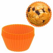 Formy do ciast - Forma do pieczenia muffinek, babeczek, na muffinki, silikonowa, foremki, 6 sztuk kod: O-151741 - miniaturka - grafika 1