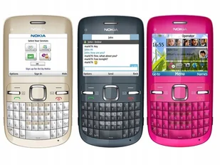 Nowa Nokia C3-00LTEny Zestaw - Telefony komórkowe - miniaturka - grafika 1