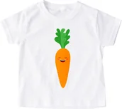 Koszulki dla dziewczynek - Koszulka z marchewką na dzień marchewki - miniaturka - grafika 1