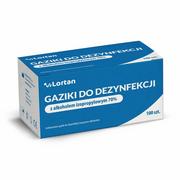 Apteczki i materiały opatrunkowe - Lortan, gaziki do dezynfekcji, 100 szt. Duży wybór produktów | Dostawa kurierem DHL za 10.90zł !!!| Szybka wysyłka do 2 dni roboczych! | 9098487 - miniaturka - grafika 1