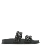 Klapki i japonki damskie - Roxy Klapki ARJL101088 Czarny - miniaturka - grafika 1