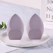 Gąbeczki do makijażu - TEMU 2 szt. Ekstra Duże Gąbki do Makijażu - Miękkie Jajka Kosmetyczne, Kolory Pastelowe (Beżowy, Fioletowy, Różowy), Do Podkładu, Konturowania i - miniaturka - grafika 1