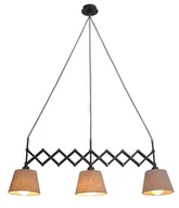 Lampy sufitowe - Näve Tekstylna lampa wisząca Adrienne 3-punktowa - miniaturka - grafika 1