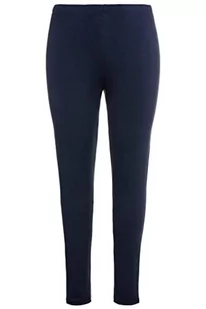 Ulla Popken Damskie legginsy bawełniane, elastyczny ściągacz, niebiesko-czarny., 32W / 32L - Legginsy - miniaturka - grafika 1