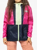 Odzież trekkingowa damska - Kurtka przeciwwiatrowa dziewczęca Columbia Back Bowl Hooded Windbreaker - miniaturka - grafika 1