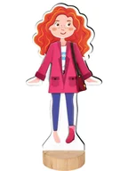 Lalki dla dziewczynek - moses. Magnetyczna lalka do przebierania - 4+ - miniaturka - grafika 1