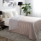 Narzuty - Narzuta pikowana Soft Touch 220x240cm Beige - miniaturka - grafika 1