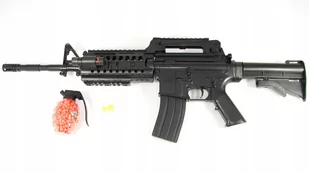 M16 Karabin Na Kulki 74 Cm Pistolet + Kulki - Zabawki militarne - miniaturka - grafika 1