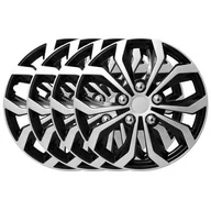 Kołpaki samochodowe - Unitec Kołpaki Daytona 16 czarne srebrne 75569 - miniaturka - grafika 1