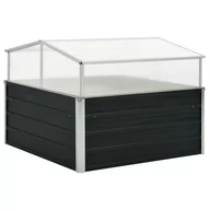 Szklarnie ogrodowe - vidaXL Inspekt antracytowy 100 x 100 x 77 cm stal galwanizowana 45724 - miniaturka - grafika 1