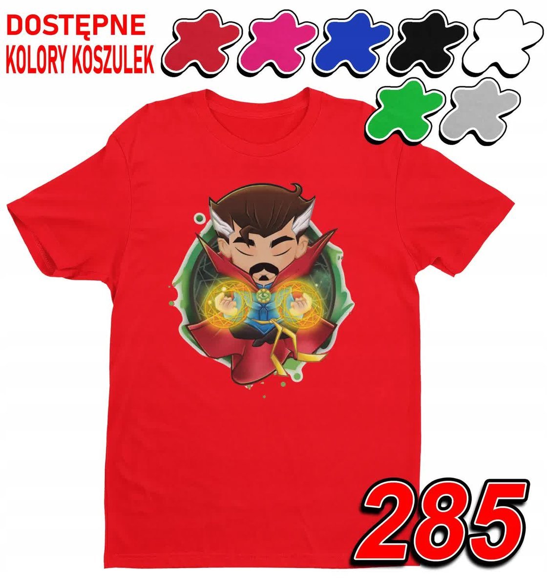 Dziecięca Koszulka T-Shirt Z Nadrukiem Avengers Doktor Strange - L 146-152
