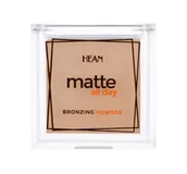 Bronzery i konturowanie twarzy - HEAN - Matte All Day - Bronzing Powder - Puder brązujący - 9 g - 55 JAMAICA SUN - miniaturka - grafika 1
