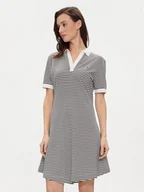 Sukienki - Tommy Hilfiger Sukienka letnia WW0WW41567 Granatowy Regular Fit - miniaturka - grafika 1