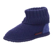 Kapcie damskie - Giesswein Kramsachs, Chłopięce Unisex Kinder Kapcie, Ocean 588, 25 EU - miniaturka - grafika 1