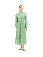 Sukienki - TOM TAILOR Damski sukienka 1035230, 31034 - Okra Green, 34 - miniaturka - grafika 1