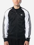 Bluzy sportowe męskie - Sportowa bluza męska Adidas Adicolor Classics SST Track Jacket "Black White" IK7025 S Czarna (4066761612933) - miniaturka - grafika 1