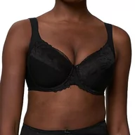 Biustonosze - Triumph Women's Modern Lace+Cotton W02 biustonosz, czerwony rumba Red, 90C - miniaturka - grafika 1
