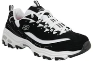 Moda i Uroda OUTLET - Skechers, Buty sportowe damskie, D Lites Biggest Fan 11930-BKW, czarne, rozmiar 41 - miniaturka - grafika 1