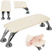 Akcesoria do paznokci - Podkładka pod dłoń poduszka podpórka manicure do salonu kosmetycznego kremowa - miniaturka - grafika 1