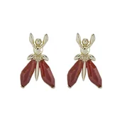 Kolczyki - Kolczyki Patrizia Pepe CJ9340 M006 M536 Bordowy - miniaturka - grafika 1