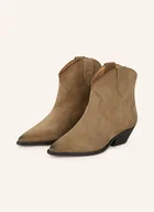 Moda i Uroda OUTLET - Isabel Marant Cowboy Boots Dewina beige - miniaturka - grafika 1