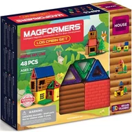 Klocki - Magformers Mała kabina z bali - miniaturka - grafika 1