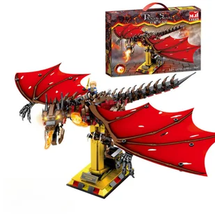 Mechaniczny Smok Smaug – Klocki konstrukcyjne MJI 13003 MOC 1359el. TECHNIC / MJI - Klocki - miniaturka - grafika 1