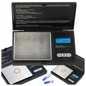 Wagi specjalistyczne - Waga jubilerska precyzyjna elektroniczna mini wyświetlacz LCD 200g 0,01g - miniaturka - grafika 1