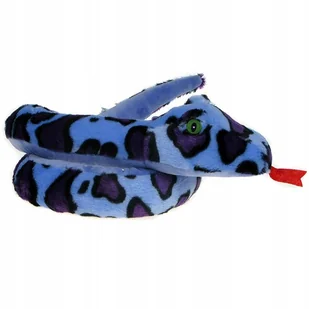 ZOO: maskotka WĄŻ niebiesko-fioletowy 145cm 20023 - Maskotki i pluszaki - miniaturka - grafika 1