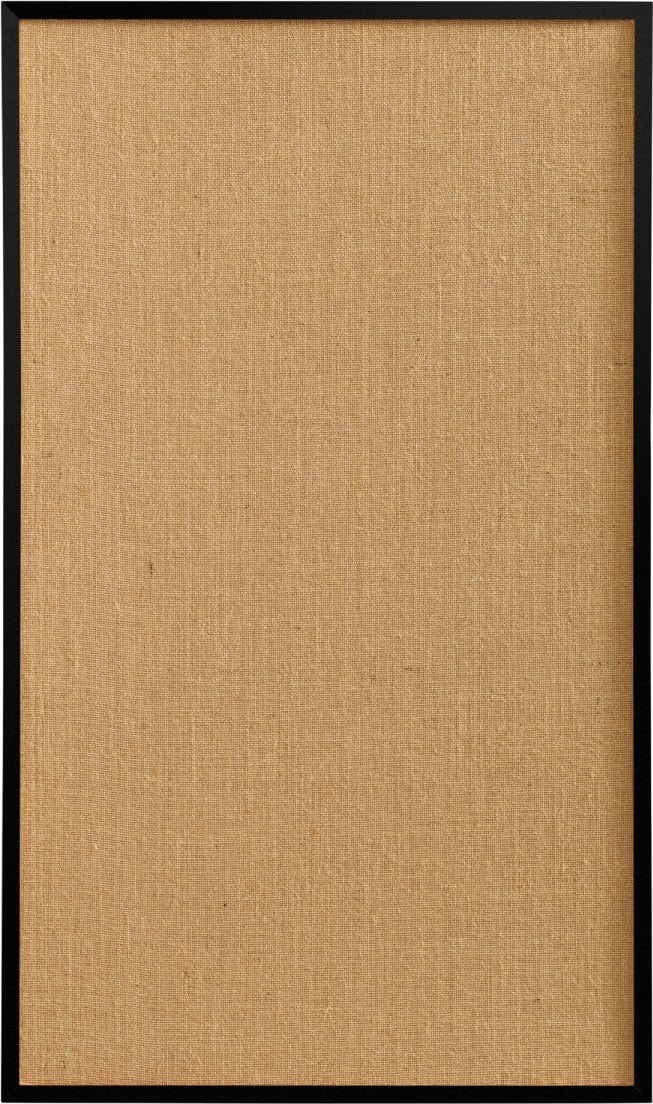 NAGA Opslagstavle hessian med ramme i sort MDF 100 x 60 cm Hessian Sort MDF 100x2x60mm 1stk