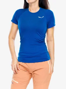 Koszulka damska Salewa Zebru Fresh AMR T-shirt - electric - Koszulki i topy damskie - miniaturka - grafika 1