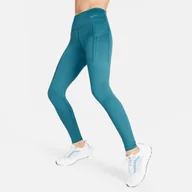Legginsy - Legginsy Nike Go W DQ5672 (kolor Zielony, rozmiar S) - miniaturka - grafika 1