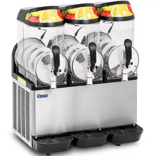 Granitor maszyna do napojów slush sorbetów potrójna LED 3 x 12 l 960 W - Wyposażenie lokali gastronomicznych - miniaturka - grafika 1