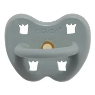 Smoczki uspokajające - Hevea Gorgeous Grey Korony - 3-36 msc - Anatomiczny Smoczek Kauczukowy - Orthodontic - Szary - Hevea 212721 - miniaturka - grafika 1