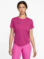 Koszulki sportowe damskie - Nike Koszulka w kolorze różowym do biegania - miniaturka - grafika 1