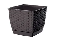 Donice - Prosperplast Ratolla Square DRLK145 umbra - miniaturka - grafika 1