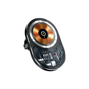 WEKOME WP-U202 Vanguard Series - Magnetyczny uchwyt samochodowy z ładowaniem bezprzewodowym 15W MagSafe (Czarny) - Pozostałe akcesoria do telefonów - miniaturka - grafika 1
