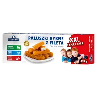 Family Fish Paluszki rybne z fileta 450 g - Ryby świeże i mrożone - miniaturka - grafika 1
