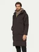 Kurtki męskie - 4F Kurtka puchowa 4FWAW24TDJAM477 Czarny Regular Fit - miniaturka - grafika 1