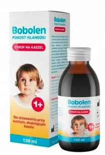 Polski Lek Bobolen Porost Islandzki syrop 120 ml - Przeziębienie i grypa - miniaturka - grafika 1
