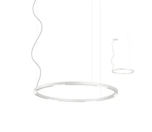Redo 01-2205 - LED Żyrandol na lince UNION LED/50W/230V 3000K śr. 90 cm biały - Lampy sufitowe - miniaturka - grafika 1