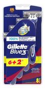 Maszynki do golenia i wkłady - Gillette Blue 3 Football maszynki do golenia jednorazowe 8szt - miniaturka - grafika 1