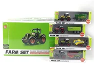 Samochody i pojazdy dla dzieci - Traktor metalowy z przyczepą Mix Adar - model lub pojazd - miniaturka - grafika 1