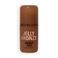 Bronzery i konturowanie twarzy - Makeup Revolution Jelly Bronze Żelowy Bronzer w Sztyfcie Medium Sunset - miniaturka - grafika 1