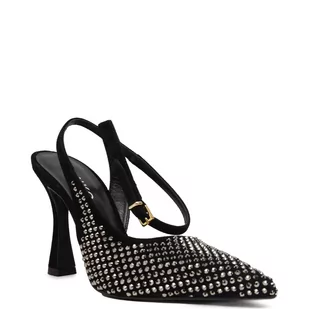 Pinko Skórzane szpilki LISETTE SLINGBACK - Sandały damskie - miniaturka - grafika 1