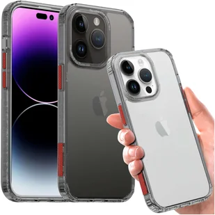 Etui na telefon Alogy Protective Case obudowa ochronna do Apple iPhone 14 Pro Max Czarno-przezroczyste - Etui i futerały do telefonów - miniaturka - grafika 12