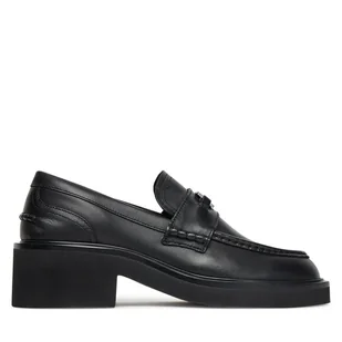 Loafersy Tommy Jeans Tjw Chunky Loafer EN0EN02789 Czarny - Półbuty damskie - miniaturka - grafika 1