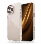 Etui i futerały do telefonów - Nakładka Clear Thin Magsafe case 16 różowy - miniaturka - grafika 1