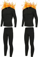 Pozostała odzież narciarska - 2X Bielizna Termoaktywna S Odzież Dla Mężczyzn Oddychająca Ciepła Bielizna - miniaturka - grafika 1